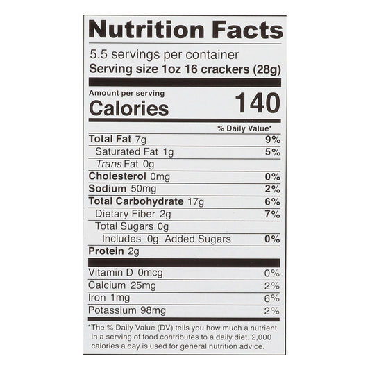 R. W. Garcia - Crackers 3 Seed Kale - Case Of 6-5.5 Oz