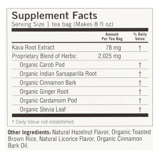 Yogi Kava Stress Relief Herbal Tea, Caffeine-Free, 6-Pack
