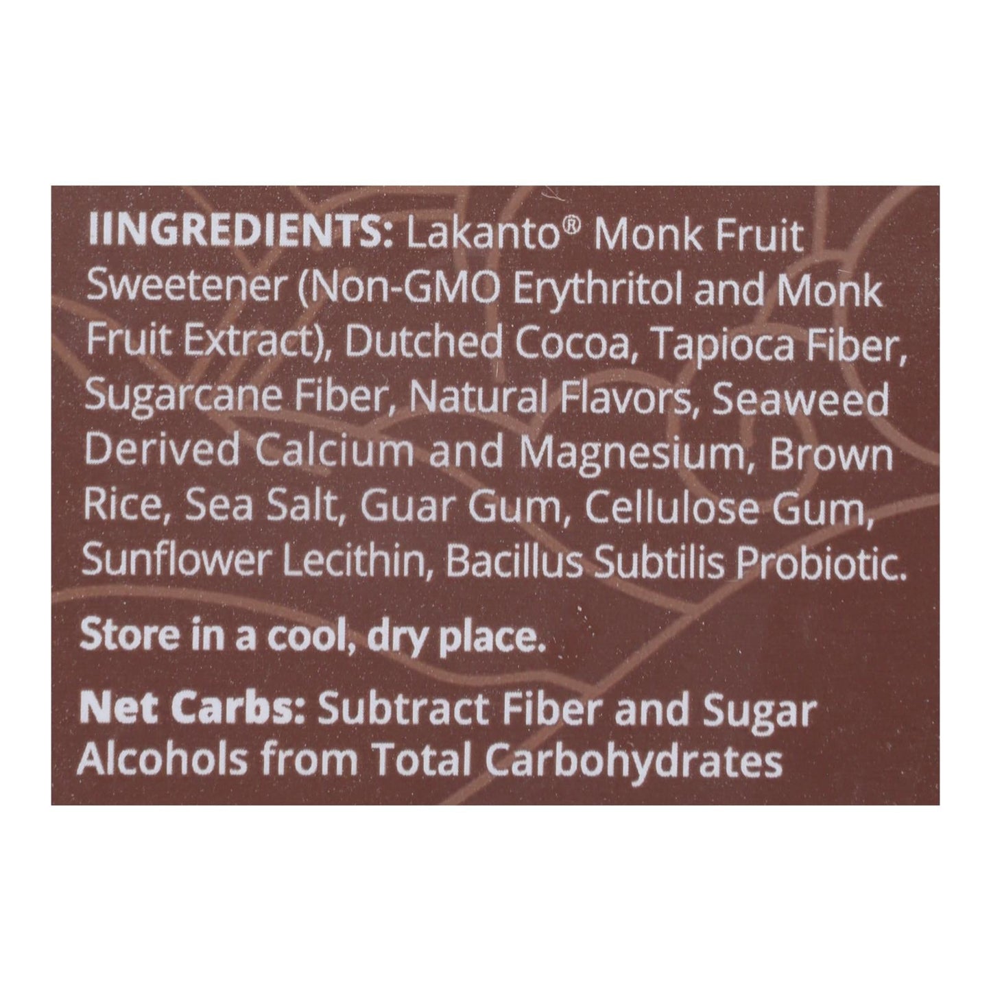 Lakanto Drinking Chocolate - Case Of 8 - 10 Oz