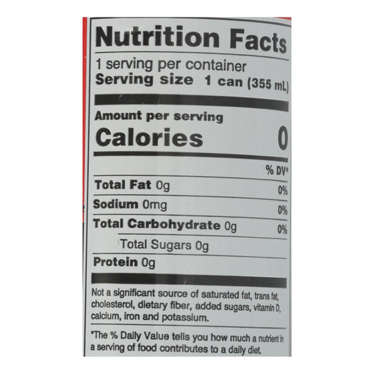 Zevia Zero Calorie Energy Drink Grapefruit 12-Pack 12oz