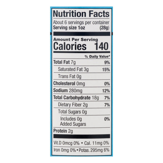 Good Crisp Co. Potato Crisps Salt/Vinegar Case, 8 x 5.6 Oz