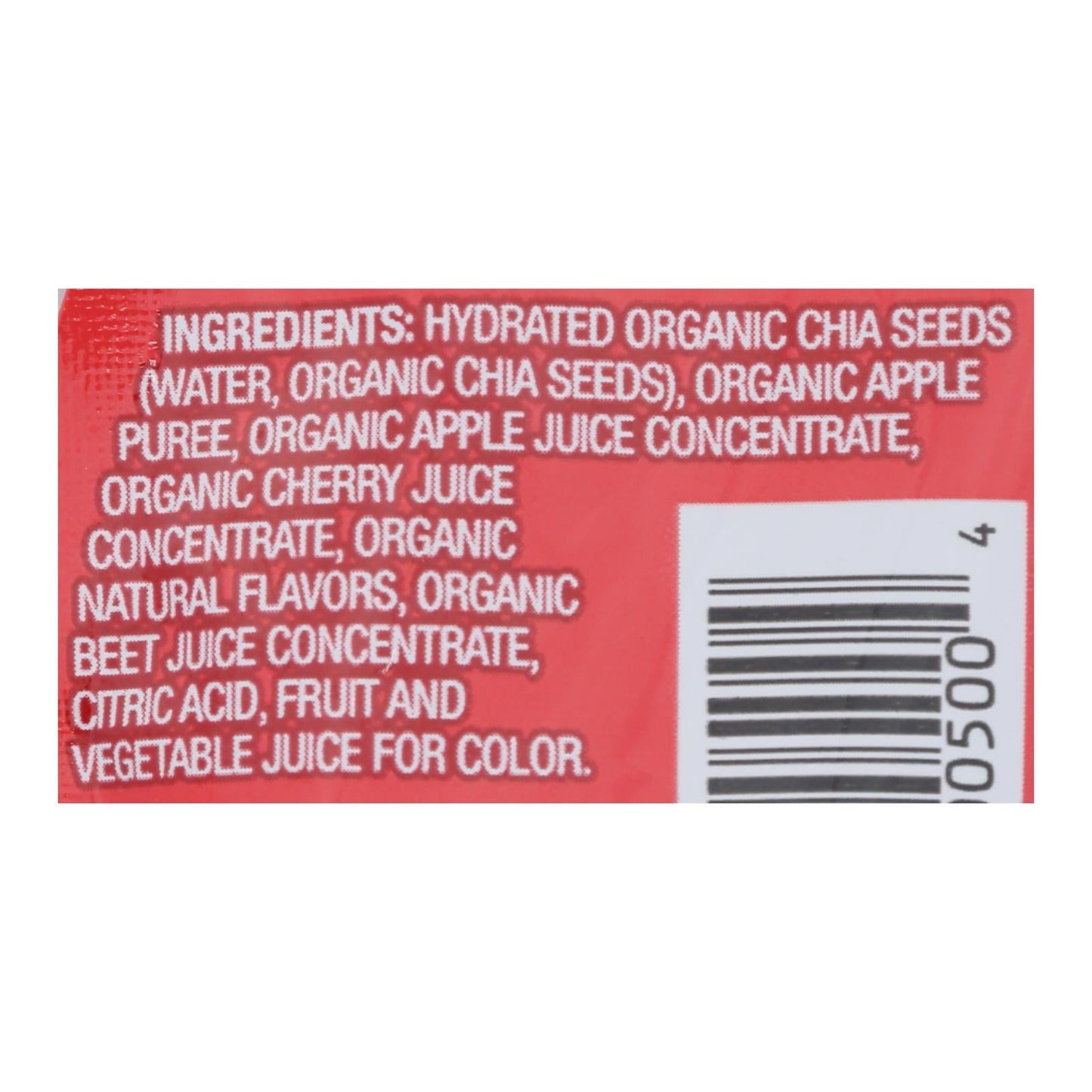 Mamma Chia Organic Cherry Beet Squeeze, 3.5oz, 16-Pack