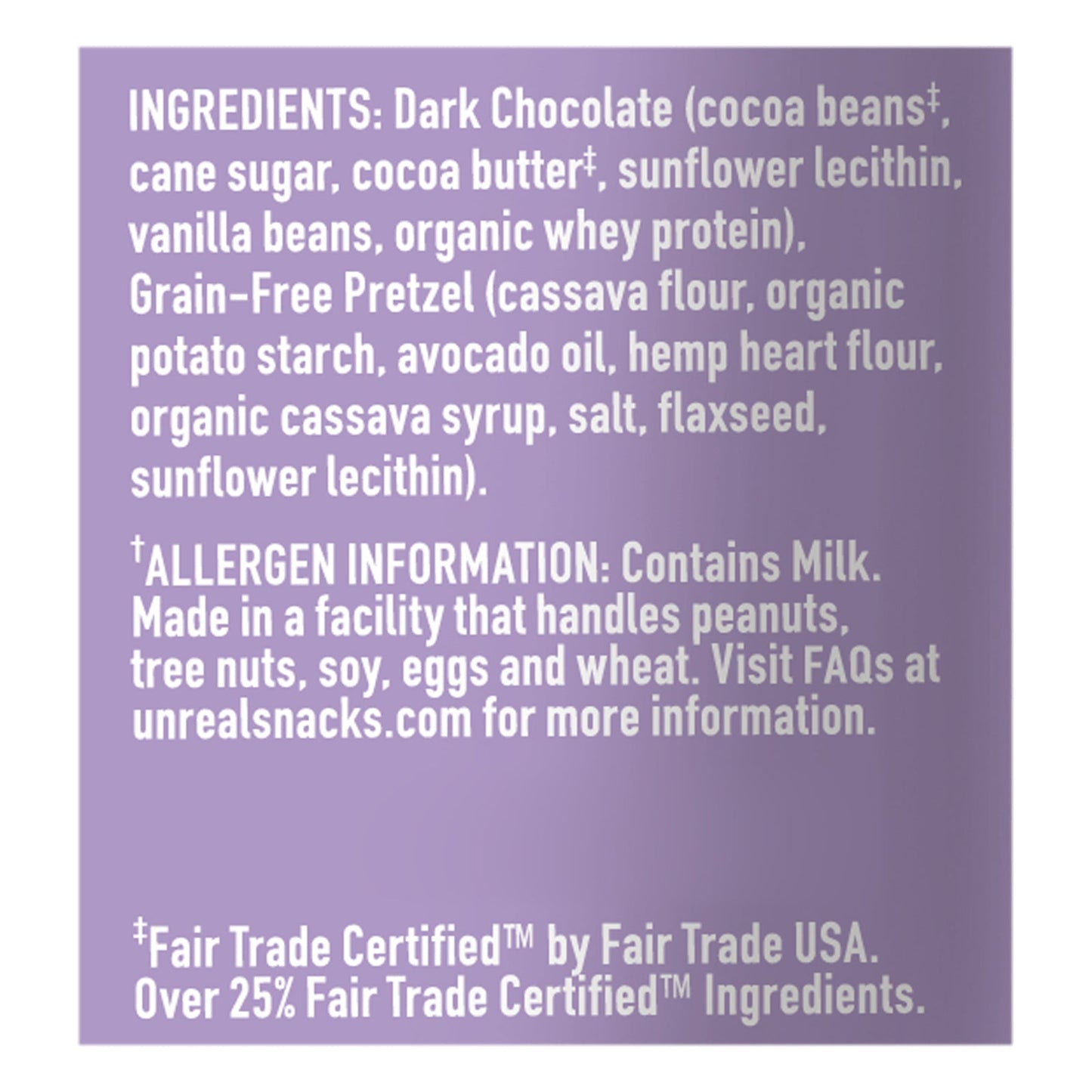 Unreal - Pretzels Dark Chocolate - CS of 6-3.5 OZ