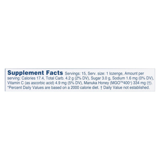 Manuka Health - Loz Honey Mgo 400+ Blkcrnt - 1 Each 1-15 Ct