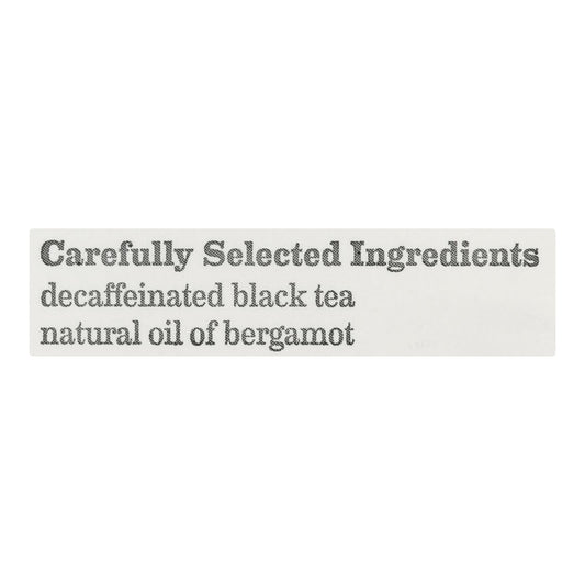 Bigelow Decaf Earl Grey Black Tea - 6 Boxes of 20 Bags