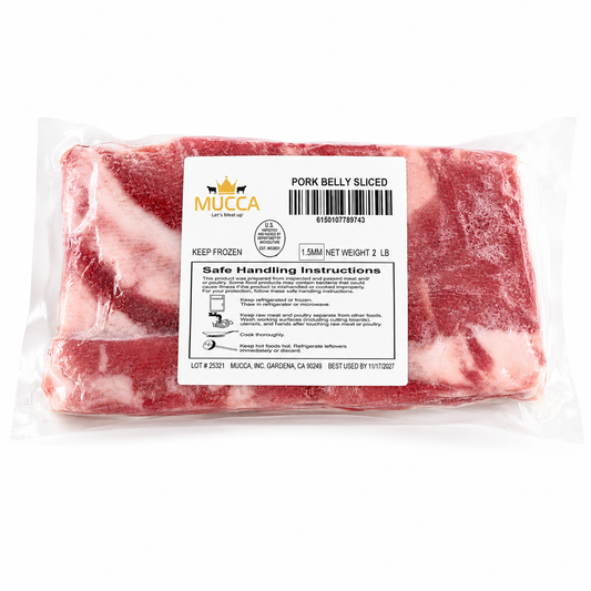 Premium Pork belly Thin Slice 1.5mm (2lbs)