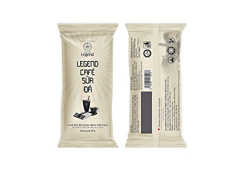 Trung Nguyen Legend — Cafe Sua Da — Premium Instant Vietnamese Coffee — 3 in 1 (9 Single Serve Packets)