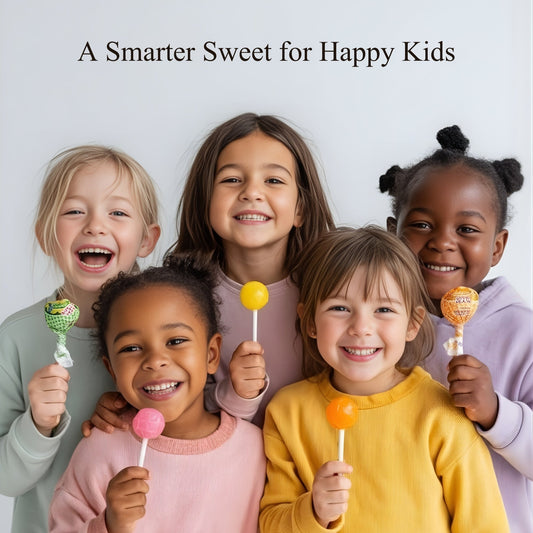 Andy Anand Sugar-Free Vitamin C Lollipops, 29 ct, 8.8 oz – Real Fruit Juice, Keto, Kids Immune Support, Birthday & Holiday Gift Box