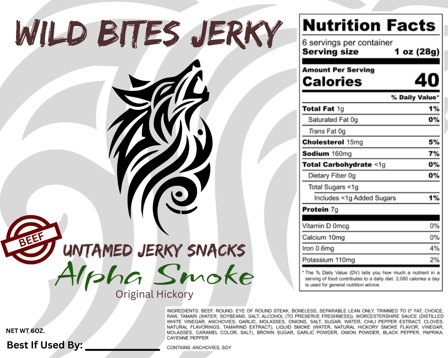 Alpha Smoke - Beef