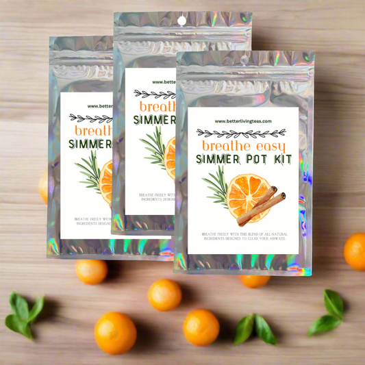 Stovetop Potpourri Simmer Pot Kits- Breathe Easy Natural Congestion Relief