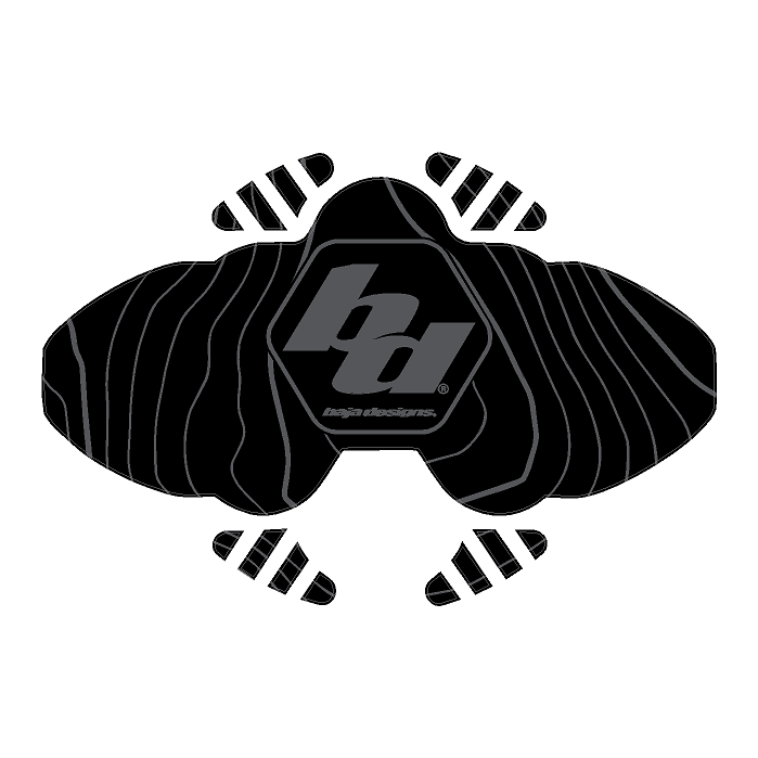 Baja Designs LP4 Topographic Light Cover Overlays - Universal
