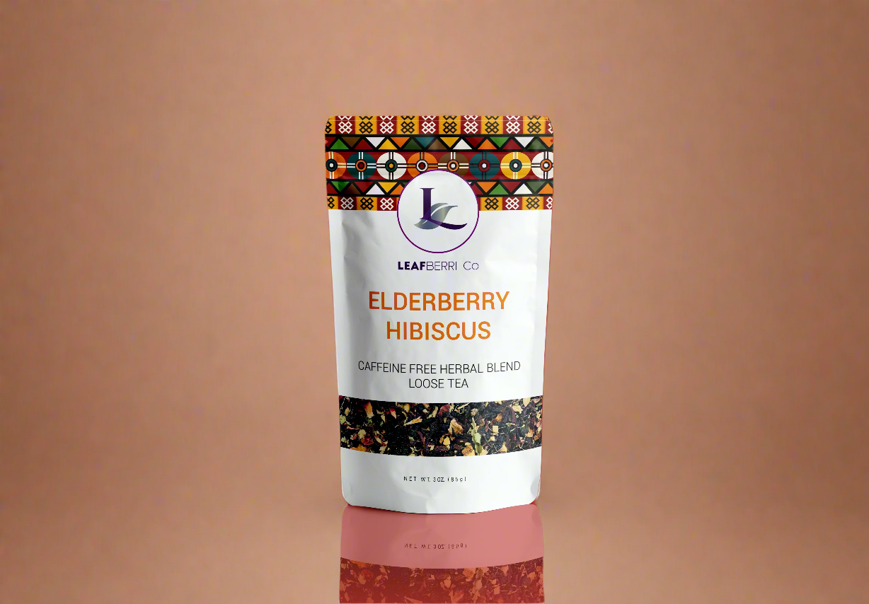 Elderberry Hibiscus Caffeine Free Loose Tea