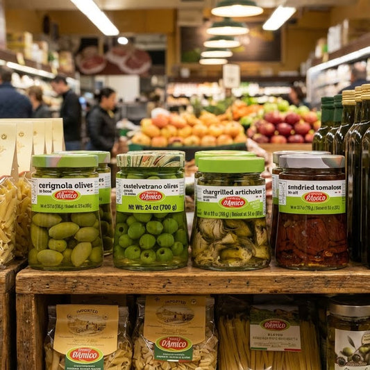 Fratelli D'Amico, Green Olives, Cerignola Olives In Brine, 730g (25.7 oz)