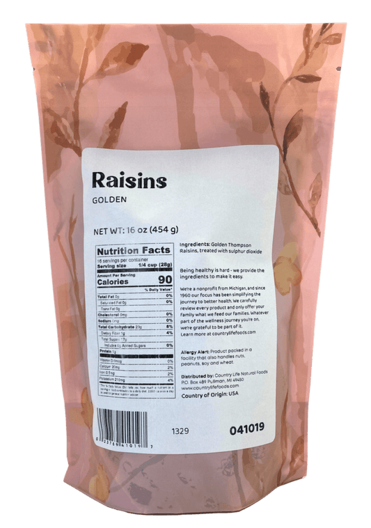 Raisins, Golden