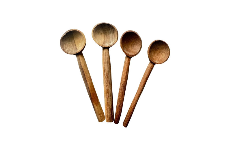 Handmade Plain Olive Wooden Spoon (Qty 1)