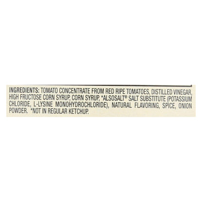 Heinz Ketchup - No Salt - Case of 6 - 14 oz.
