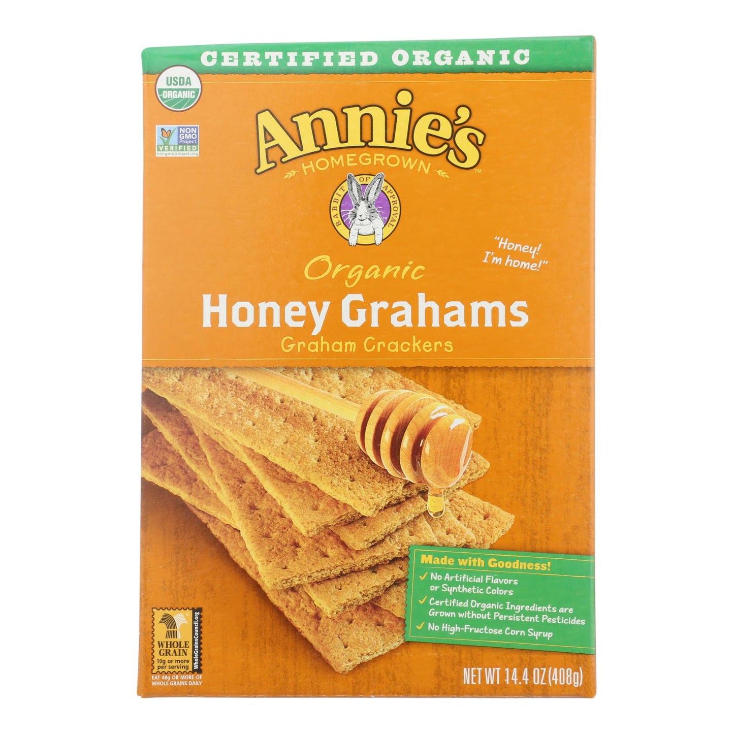 Annie's Organic Honey Graham Crackers, 12 Pack, 14.4 Oz