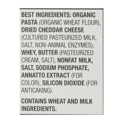 Annie's Organic Mac & Cheese Shells Aged Cheddar 6oz, 12ct