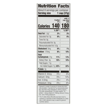 Cascadian Farm Organic Fruitful Os Cereal, 10 Pack