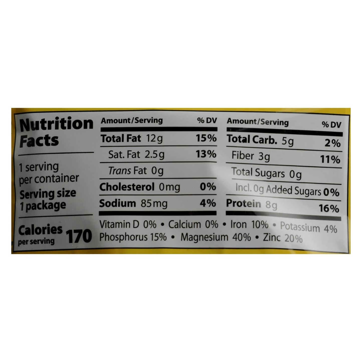 Eden Foods Organic Dry Roasted Salted Pumpkin Seeds 1oz, 12pk