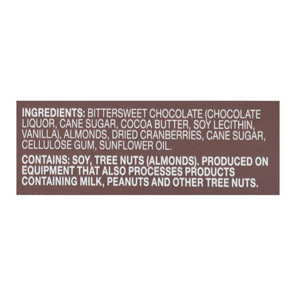 Endangered Dark Chocolate Bars - Cranberry Almond - 12 Pack