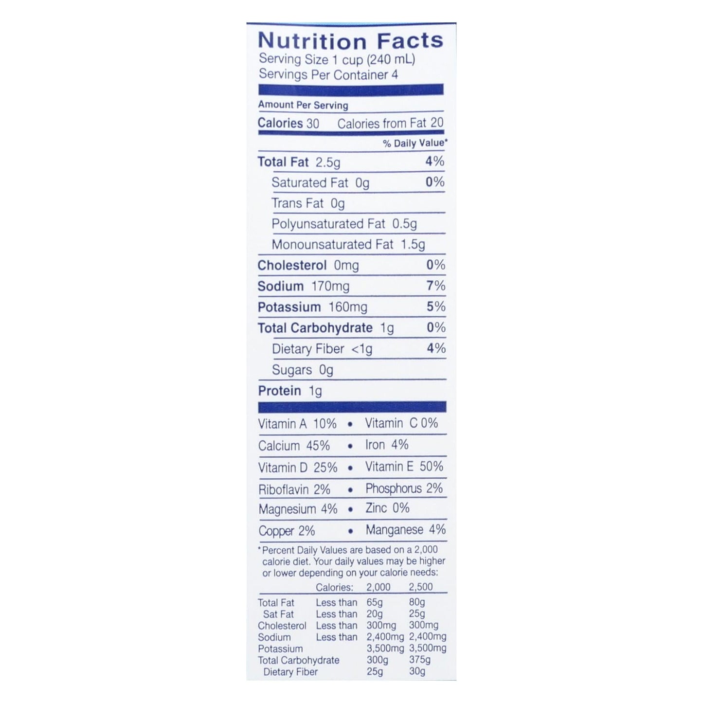 Almond Breeze Unsweetened Almond Milk, 12-Pack, 32 Fl Oz