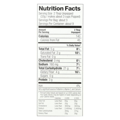 Black Jewell Natural Microwave Popcorn, 6-Pack, 10.5 Oz