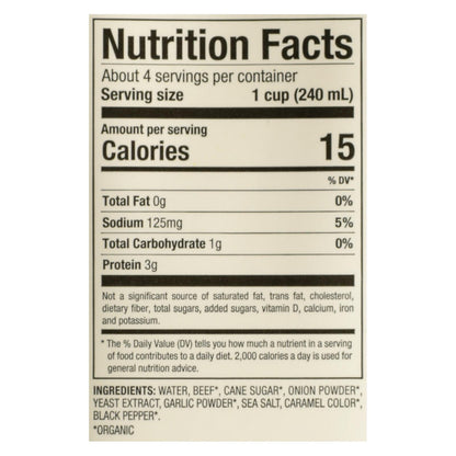 Pacific Foods Low Sodium Beef Broth, 12 Pack, 32 Fl Oz