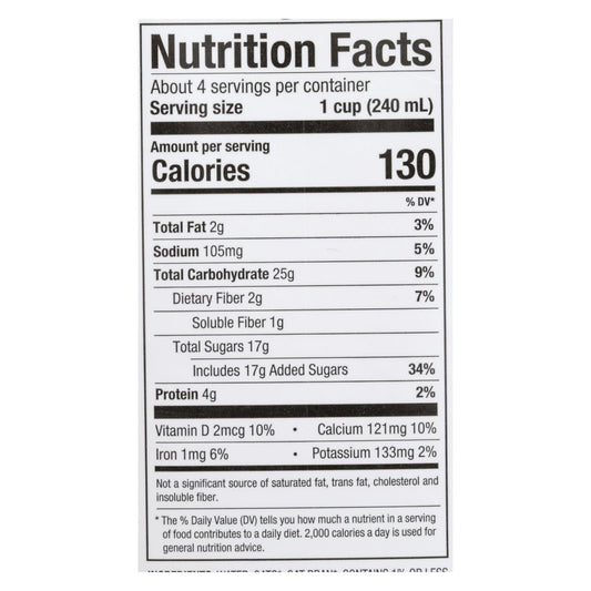 Pacific Natural Organic Oat Milk, 32oz, Case of 12