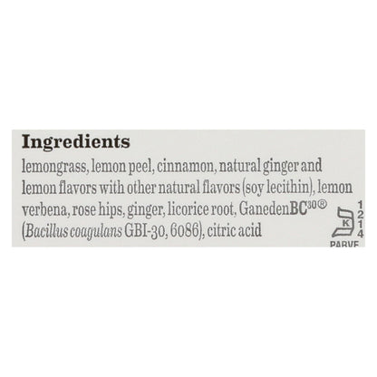 Bigelow Lemon Ginger Herbal Tea, 6-Pack (18 Bags Each)