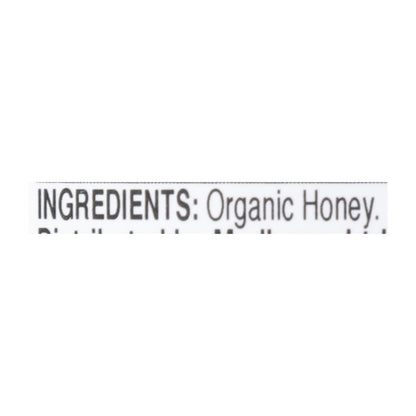 Madhava Honey Organic Honey Bear - Case Of 6 - 12 Oz.
