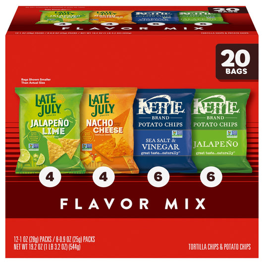Late July Snacks - Chips Og3 Tort Pot Var - CS of 4-20 CT