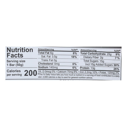 NuGo Dark Mint Chocolate Chip Nutrition Bars, 12 Pack