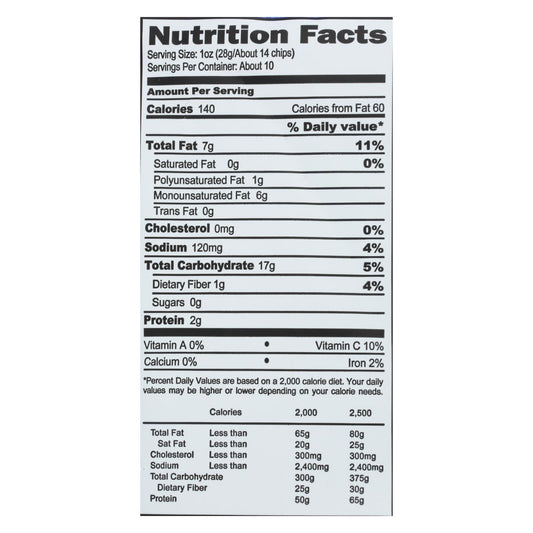 Boulder Canyon Avocado Oil Sea Salt Chips, 12 Pack, 10oz