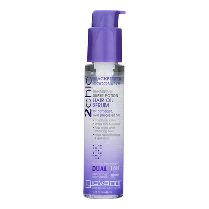 Giovanni 2chic Repairing Hair Oil Serum, Blackberry Coconut