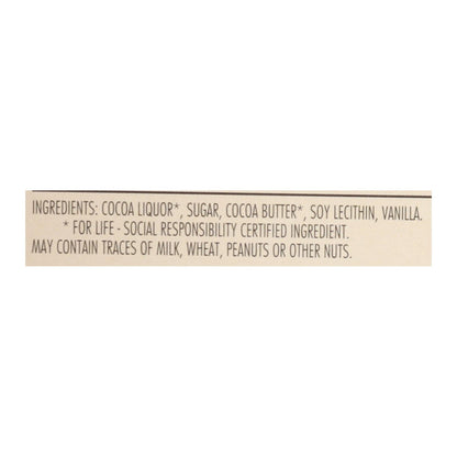 Chocolove Xoxox Dark Chocolate Bars - 3.2 oz, Case of 12