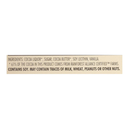 Chocolove Xoxox Dark Chocolate Bars, 3.2 oz, Case of 12