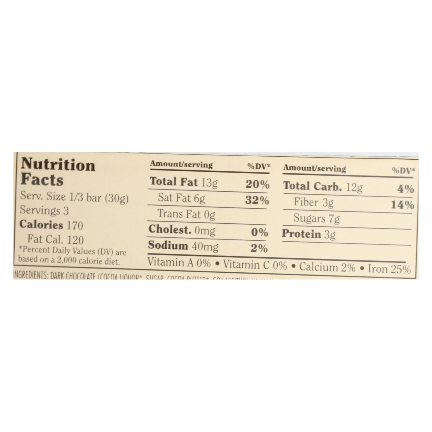 Chocolove Almond Sea Salt 70% Dark Chocolate, 12 Pack