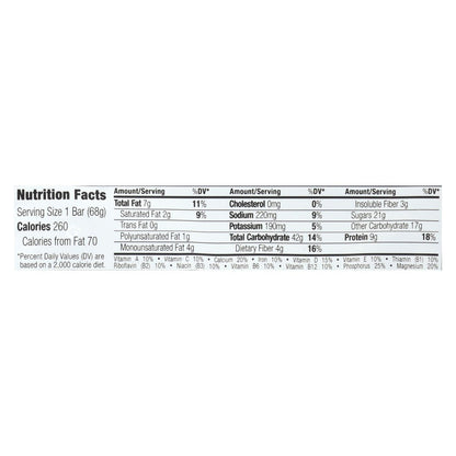 Clif Bar - Organic White Chocolate Macadamia Nut - Case of 12 - 2.4 oz