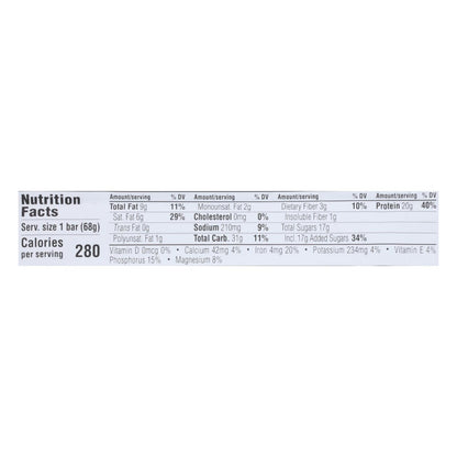 Clif Bar Builder Bar - Chocolate - Case of 12 - 2.4 oz