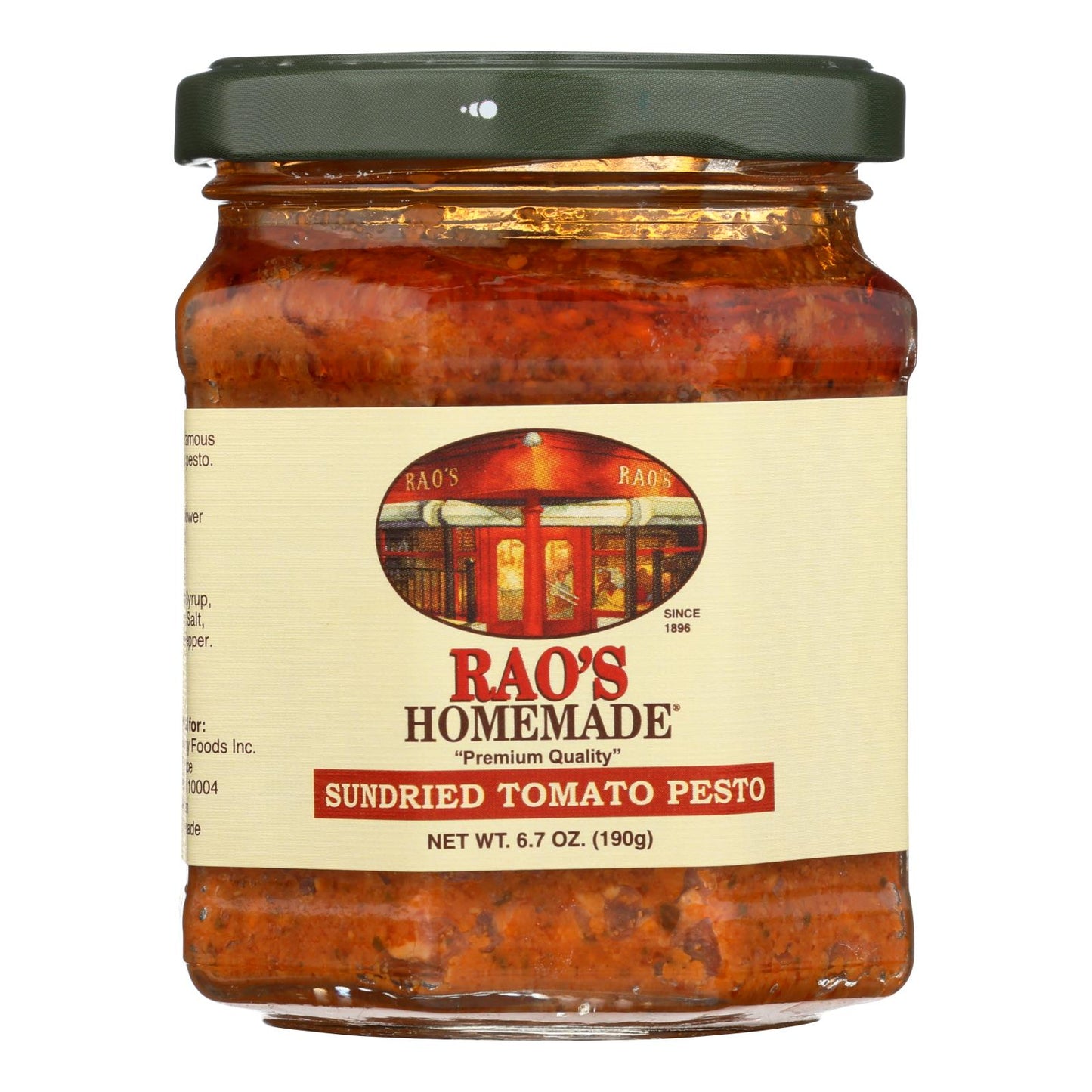 Rao's Sun-Dried Tomato Pesto, 6-Pack, 6.7 OZ