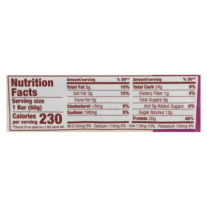 Think Products Thin Bar - Chocolate Fudge - Case of 10 - 2.1 oz