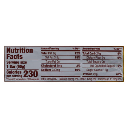 Think High Protein Lemon Bar Case - 10 Pack, 2.1 Oz Each