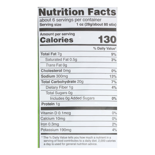 Good Health Sea Salt Veggie Stix  - Case Of 10 - 6.25 Oz