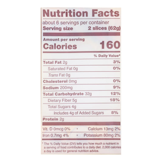 Schar - Bread Artisan Bkr Multgrn - Case Of 8-14.1 Oz