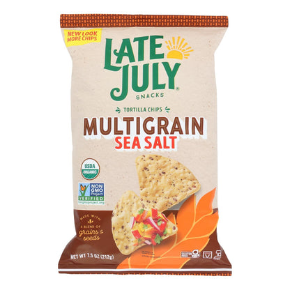 Late July Multigrain Sea Salt Tortilla Chips 12 Pack