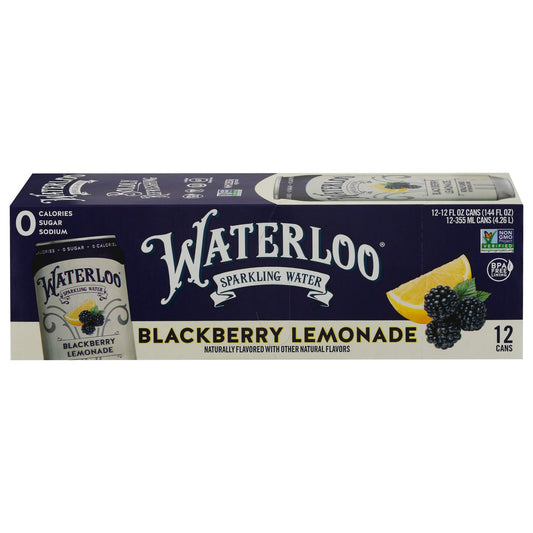 Waterloo - Sprklng Wtr Blkbry Lmnade - CS of 2-12/12 FZ
