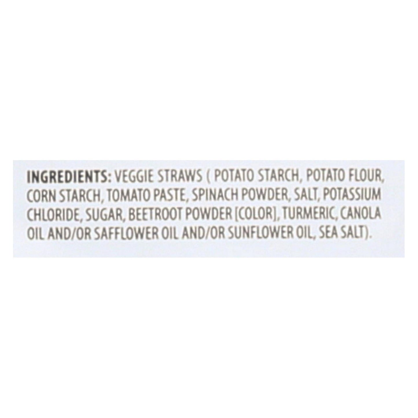 Veggie Straws Sea Salt - 12 Pack, 5 Oz Each