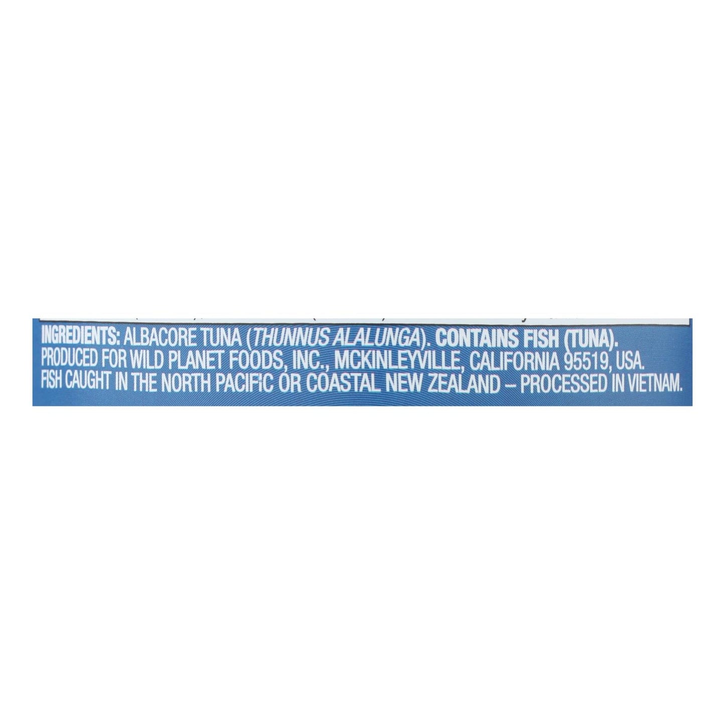 Wild Planet Albacore Tuna, No Salt, 12-Pack, 5 Oz