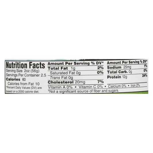 Wild Planet Organic No Salt Chicken Breast, 12-Pack, 5 Oz